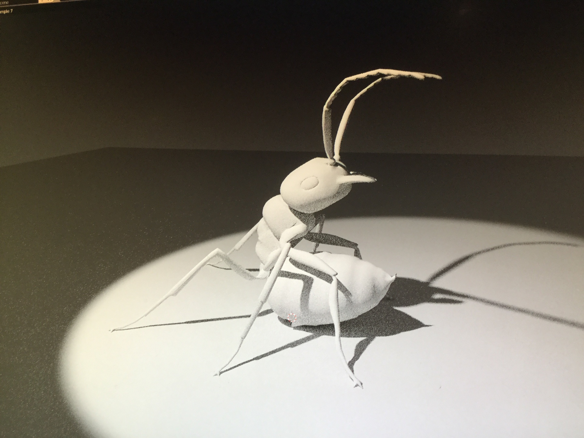Artistic ant sculpture representing our ant-keeping journey